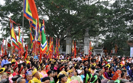 Đi lễ hội Từ Lương Xâm nhớ một thủơ hào hùng giữ nước